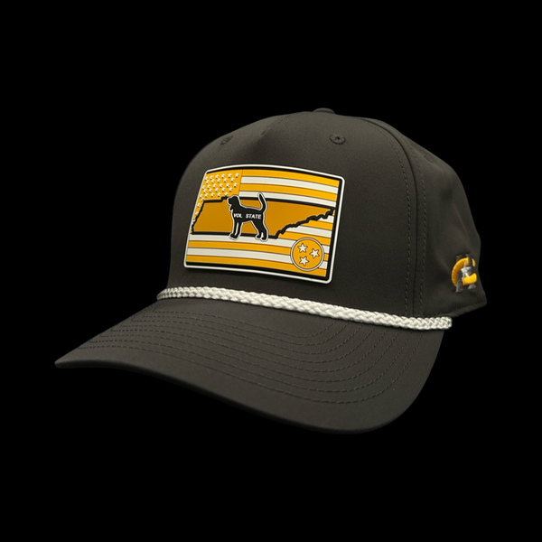 Richardson 258 Drifit Vol State Gray Performance Rope Hat
