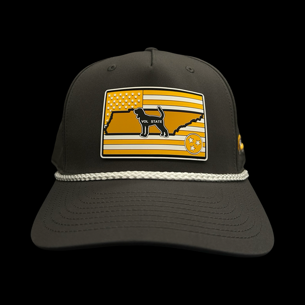 Richardson 258 Drifit Vol State Gray Performance Rope Hat
