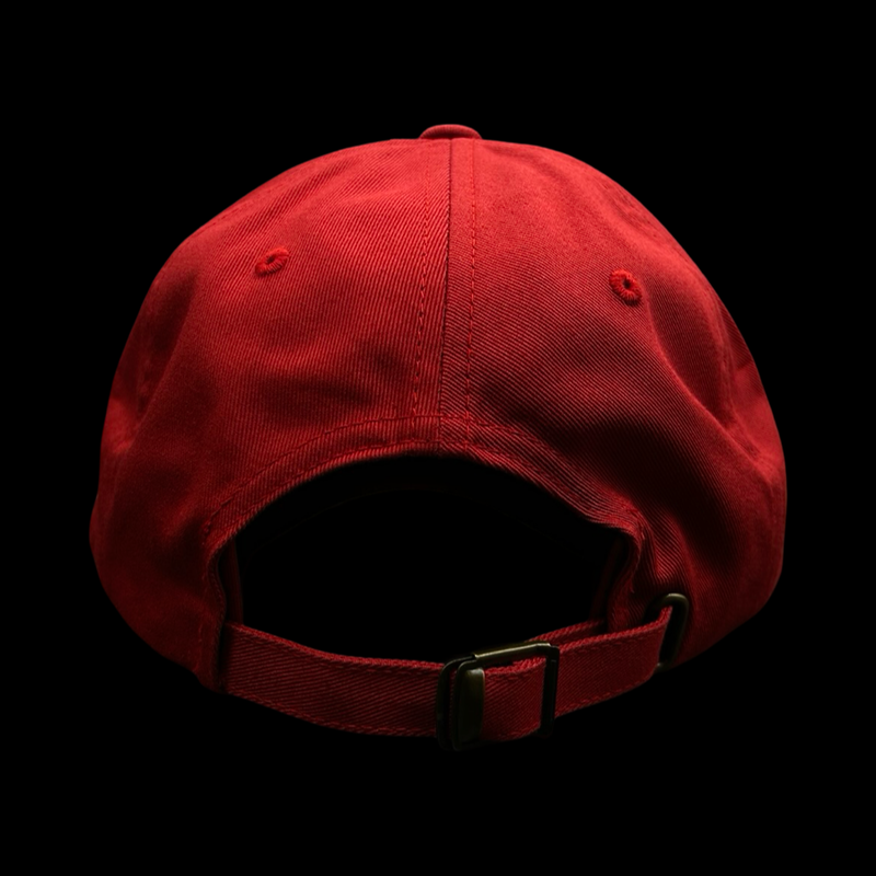 Yupoong Red GA Football Relaxed Fit Cotton Hat