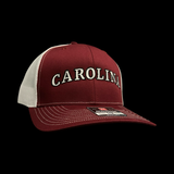 Richardson 112 SC 803 Carolina Garnet White Trucker Hat