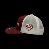 Richardson 112 SC 803 Carolina Garnet White Trucker Hat