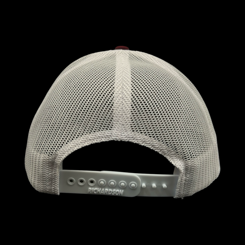 Richardson 112 SC 803 Carolina Garnet White Trucker Hat