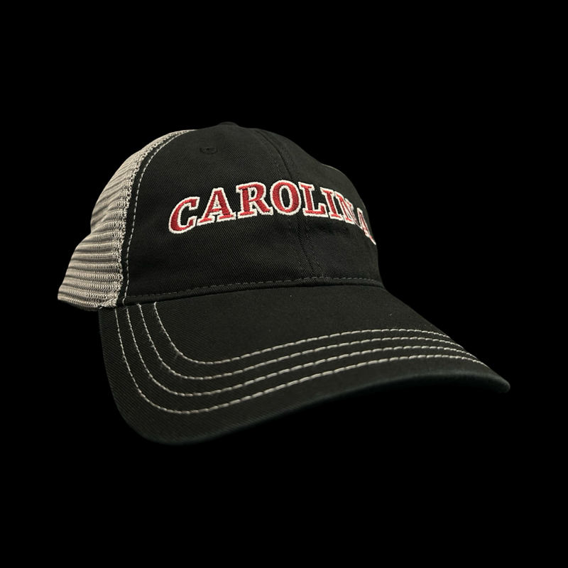 Richardson 111 SC 864 Carolina Black Steel Relaxed Trucker Hat