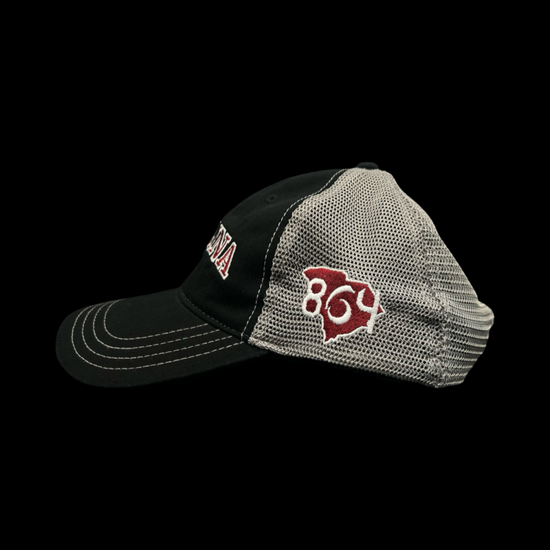 Richardson 111 SC 864 Carolina Black Steel Relaxed Trucker Hat