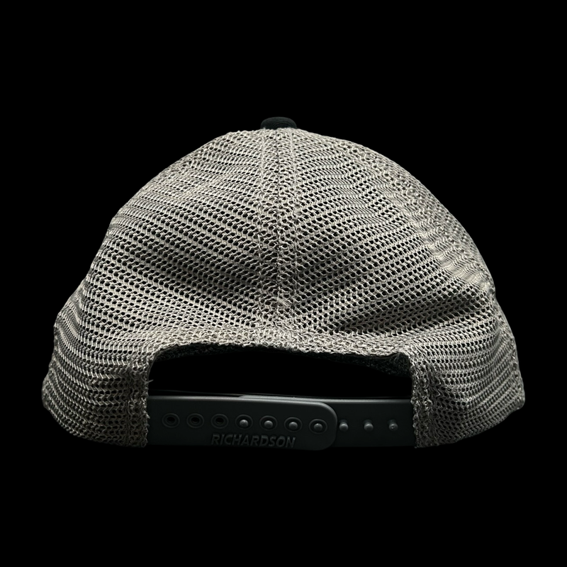 Richardson 111 SC 864 Carolina Black Steel Relaxed Trucker Hat