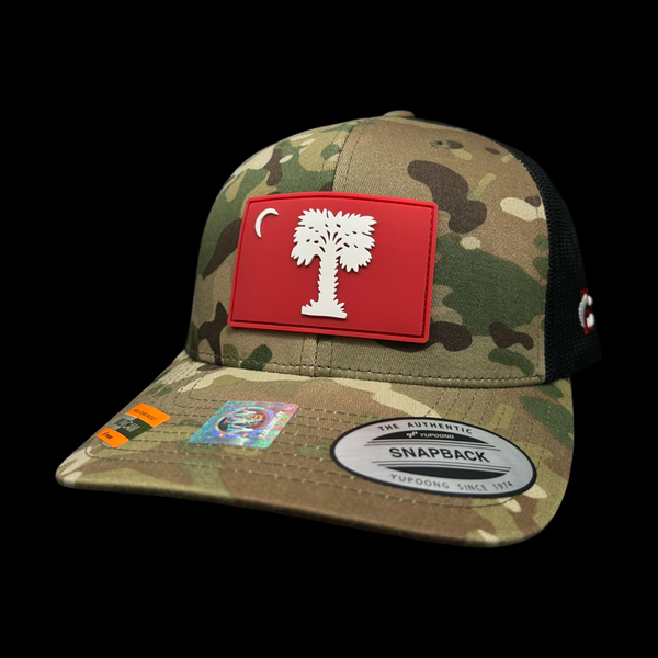 Citadel Big Red Peformance PVC Patch Multicam Trucker Hat