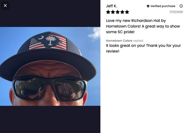 Richardson 112 South Carolina 803 Patriotic Trucker Hat