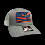 Richardson 112 Heather Gray White FL Youth Performance Trucker Hat