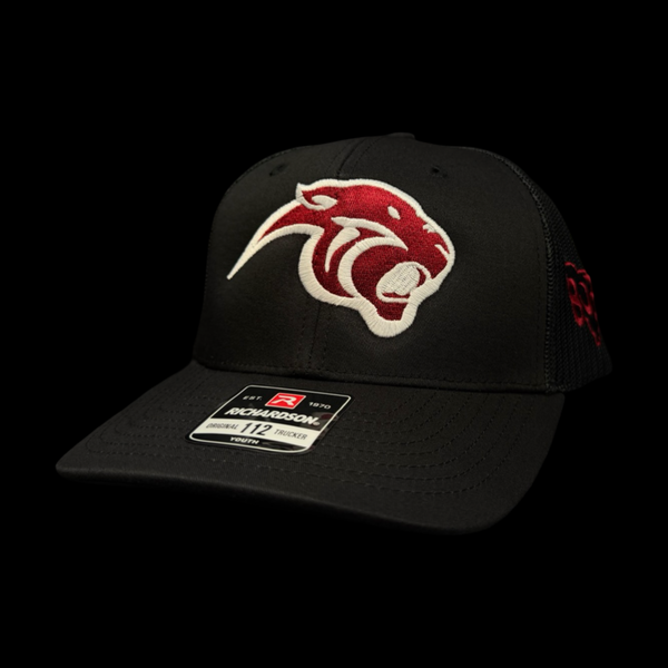 Richardson 112Y Pelion Special Edition Black Youth Trucker Hat