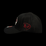 Richardson 110 Pelion Special Edition Black Fitted Mesh Trucker Hat