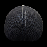 Richardson Flexfit Heather Navy Performance PVC Patch Patriotic Fitted Trucker Hat