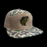 Lost Bass Oldscool Marsh 7 Panel Flatbill Hat