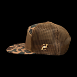 Lost Dog Oldscool Chocolate Camo 7 Panel Flatbill Hat