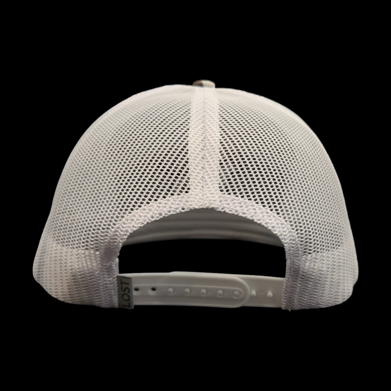 Lost Dog Oldscool White Sand Flat Bill Camo Hat