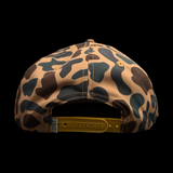 Lost Dog Oldscool Chocolate Camo Relaxed Rope Flatbill Hat
