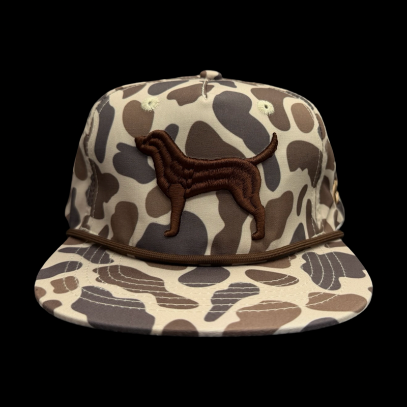 Lost Dog Youth Slough Oldscool Camo Relaxed Flatbill Hat