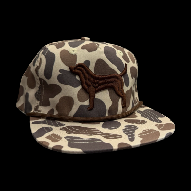 Lost Dog Youth Slough Oldscool Camo Relaxed Flatbill Hat