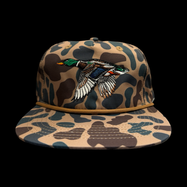 Lost Duck Oldscool Chocolate Camo Relaxed Rope Hat
