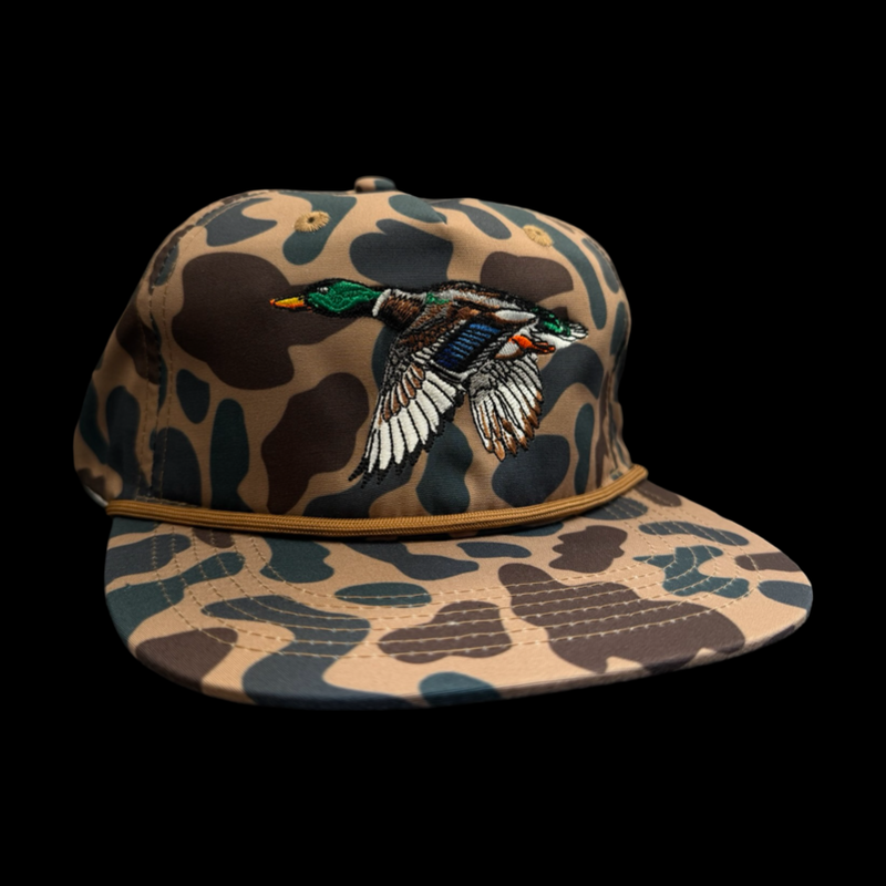 Lost Duck Oldscool Chocolate Camo Relaxed Rope Hat