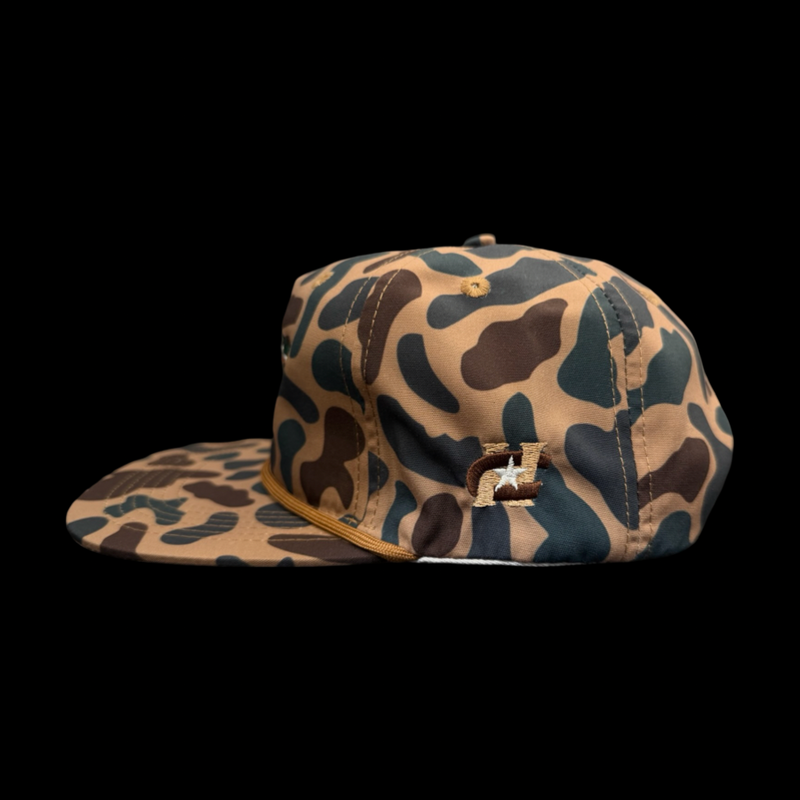 Lost Duck Oldscool Chocolate Camo Relaxed Rope Hat