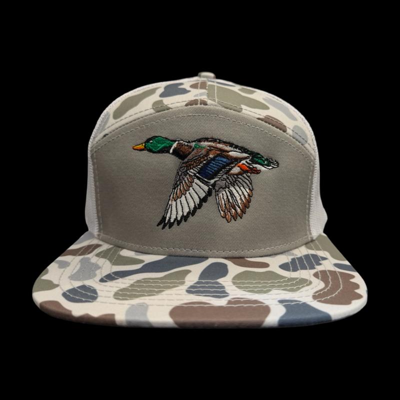 Lost Duck Brackish 7 Panel Flatbill Hat