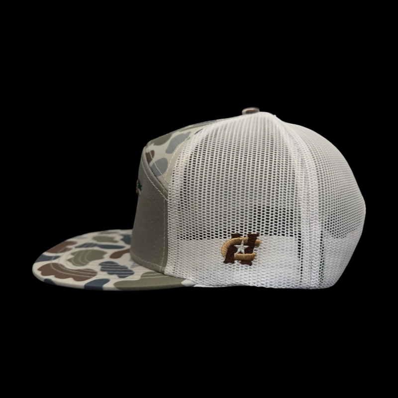 Lost Duck Brackish 7 Panel Flatbill Hat