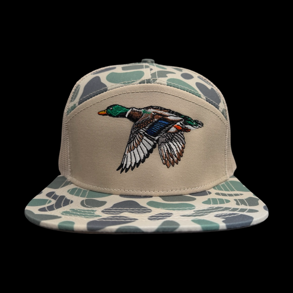 Lost Duck Oldscool Marsh 7 Panel Flatbill Hat