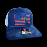 Richardson 112 Blue FL Performance Trucker Hat