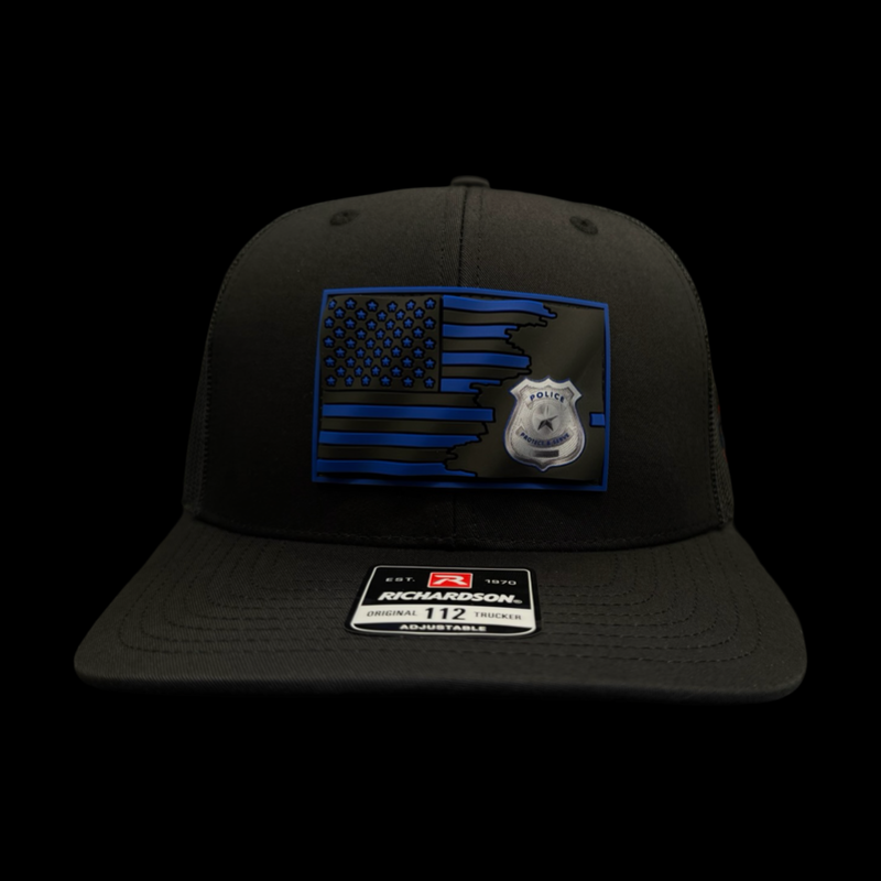 Richardson 112 3D Police Dept. Waving “Give Back” Trucker Hat