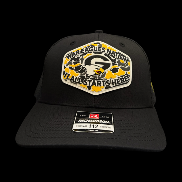 Richardson 112 YOUTH GCA Camo 803 Trucker Hat