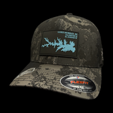 Flexfit Lake Murray Veil Camo Water Proof Fitted Hat