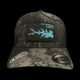 Flexfit Lake Murray Veil Camo Water Proof Fitted Hat
