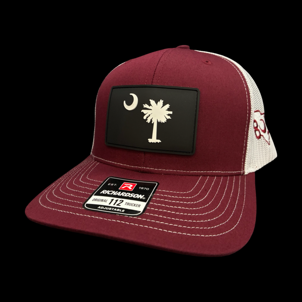 Richardson 112 SC 803 Garnet White Performance Trucker Hat