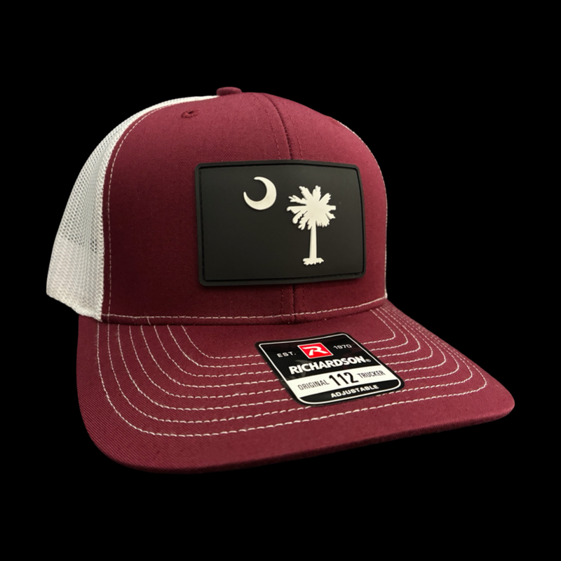 Richardson 112 SC 803 Garnet White Performance Trucker Hat
