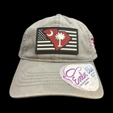 Infinity Garnet Patriotic 803 Ponytail Hat