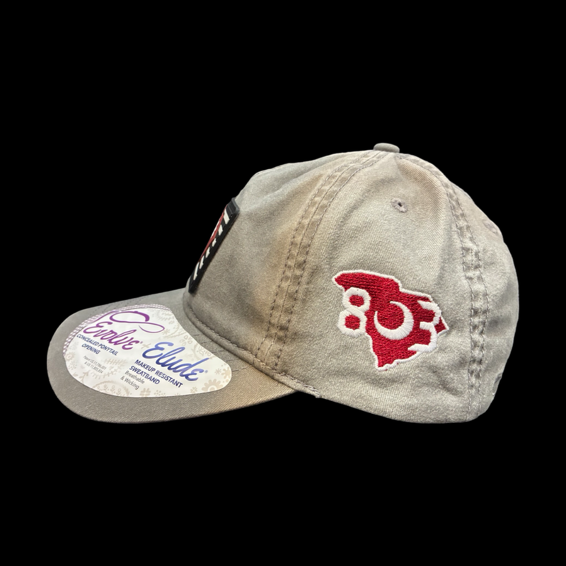 Infinity Garnet Patriotic 803 Ponytail Hat
