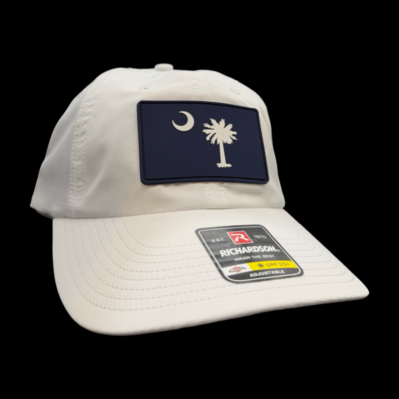 Richardson 220 Palmetto Moon White Performance Relaxed Golf Hat