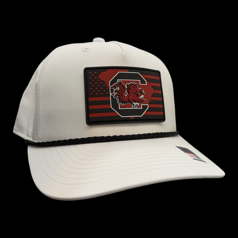 Richardson 258 Gamecock Nation White Performance Rope Hat