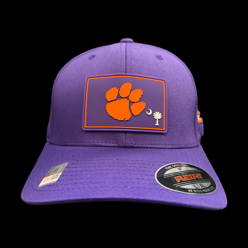 Clemson Palmetto State Performance Fitted Cotton Hat