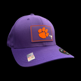 Clemson Palmetto State Performance Fitted Cotton Hat