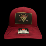 Pelion Archer’s Grit 803 Performance Maroon Black Trucker Hat