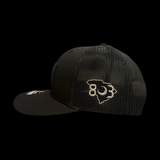 Richardson 112 Hometown Rooster Blackout Performance Trucker Hat