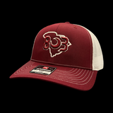 Richardson 112 803 Gen II Garnet White Trucker Hat