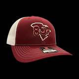 Richardson 112 803 Gen II Garnet White Trucker Hat