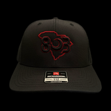 Richardson 112 803 Gen II Black Garnet Trucker Hat