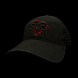 Richardson 111 803 Gen II Black Garnet Relaxed Trucker Hat