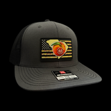 65th Anniversary Peach Festival Charcoal Trucker Hat