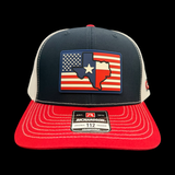 Richardson 112 RWB Texas Patriotic Trucker Hat