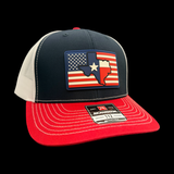Richardson 112 RWB Texas Patriotic Trucker Hat