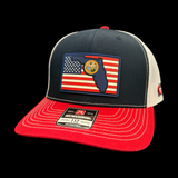 Richardson 112 RWB Florida Patriotic Trucker Hat